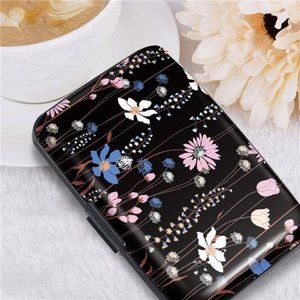 Mini Credit Card Holder, RFID Blocking Slim Hard Card Case ID Case Travel Wallet